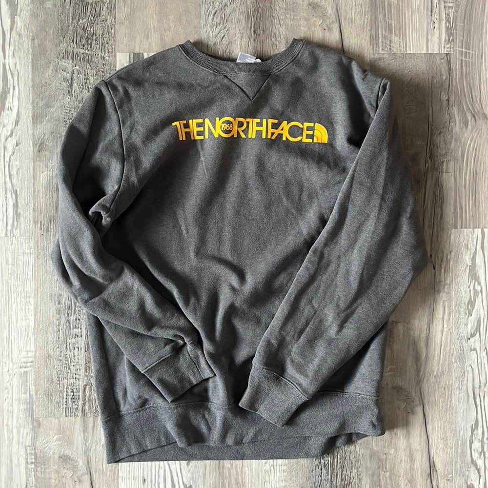 The North Face sweatshirt